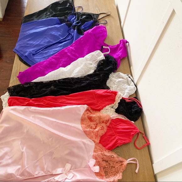 7 x baby doll Victoria secrets/assorted sz s-m